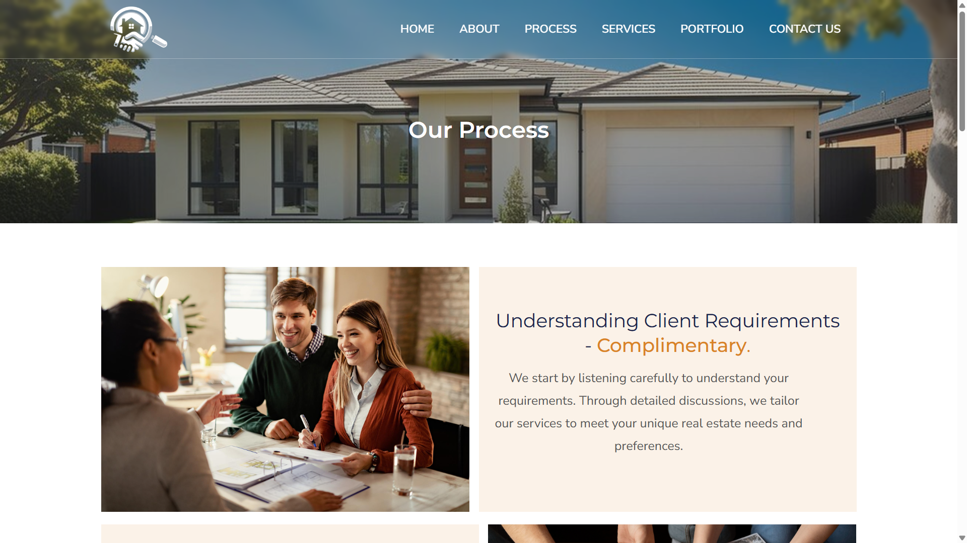 Property Solutions Buyers Agent website screenshot by OSS Infotech