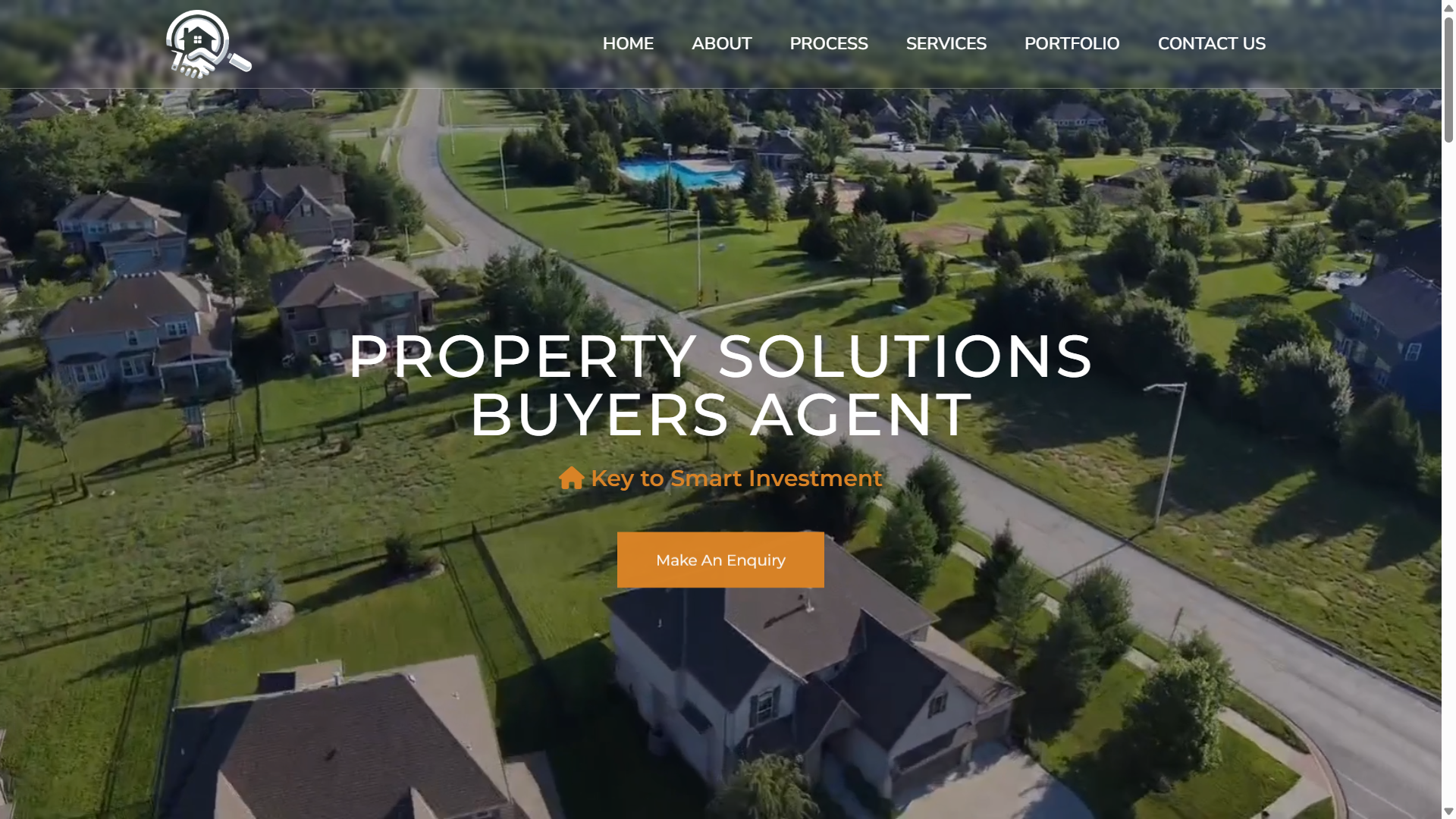Property Solutions Buyers Agent website screenshot by OSS Infotech